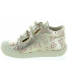Sneakers with flexible soles for gym in gold leather Sneakers with flexible soles for gym in gold leather