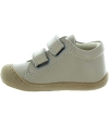 Beige natural leather soft shoes for new walkers Beige natural leather soft shoes for new walkers