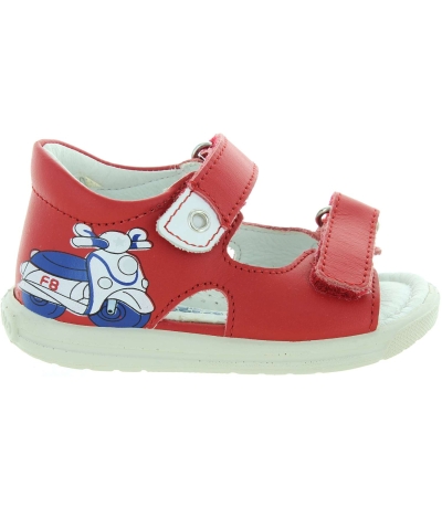Red leather ankle high sandals for toddler Red leather ankle high sandals for toddler