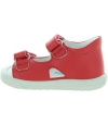 Red leather ankle high sandals for toddler Red leather ankle high sandals for toddler