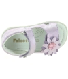 Wide purple metallic leather girls European sandals