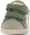 Green sneakers for child with ortho support 