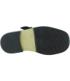 Black leather dress shoes for a boy