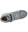 Silver leather ankle boots for a child Silver leather ankle boots for a child