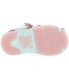 Closed toe baby girl sandals with support 