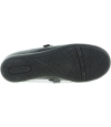 Narrow width girls shoes in black leather 