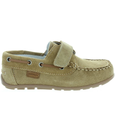 Natural beige leather loafers for child Natural beige leather loafers for child