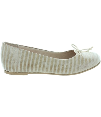 Beige leather sturdy flats for girls Beige leather sturdy flats for girls