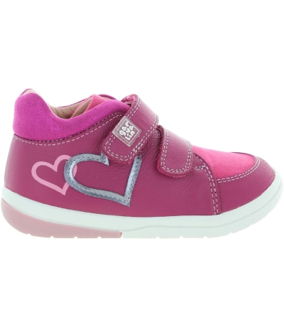 Tippy toe silver walking footwear for girls with weak ankles