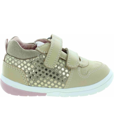 Toddler girl beige natural leather sneakers Toddler girl beige natural leather sneakers