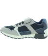 Gray sneakers for kids with leather arches inside
