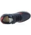 Navy sneakers for boys with fallen foot arches 