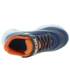 Sturdy blue leather sneakers for boys Sturdy blue leather sneakers for boys
