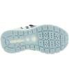 Navy sneakers for toddler girls with antislip soles