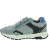 Gray sneakers for boy with good flexible soles