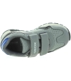 Gray sneakers for boy with good flexible soles