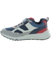 Blue sneaker for a child made with waterproof feature Blue sneaker for a child made with waterproof feature