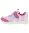 Purple leather/mash material sneakers for girls
