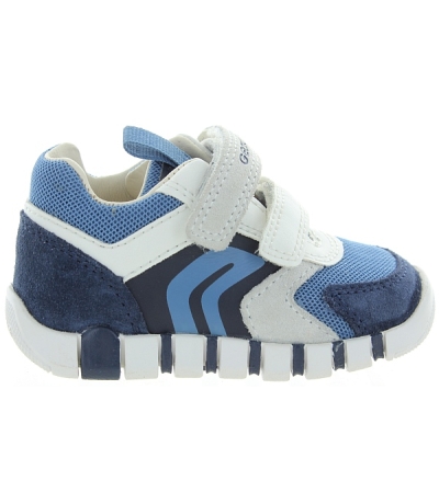 Ankle high orthopedic leather sneakers for baby boys