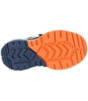 Boy walking orange sneakers with good arch 