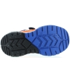 Flat foot best boys sneakers in ornage and blue leather