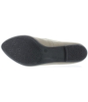 Gray flats for females with narrower feet 
