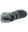 Leather weak ankle navy sturdy pronation high boots