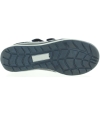Leather weak ankle navy sturdy pronation high boots