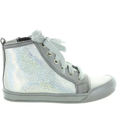 Medical corrective fashion high top silver sneakers Medical corrective fashion high top silver sneakers