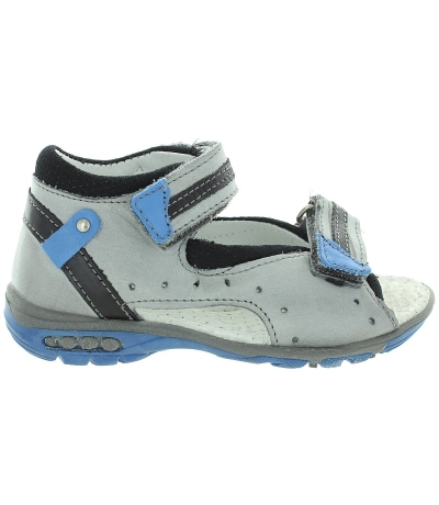 Leather closed heel high sandals for boys