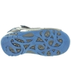 Leather closed heel high sandals for boys