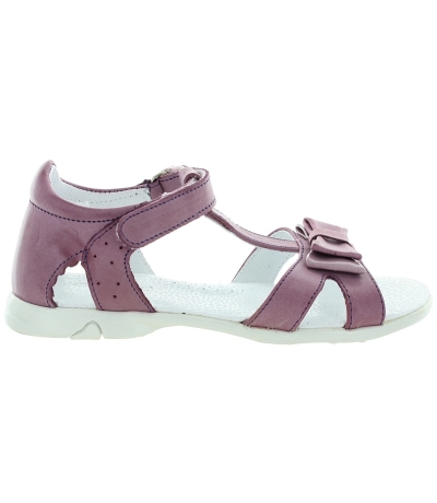 Purple girls ankle sandals with high closed back Purple girls ankle sandals with high closed back