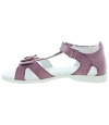 Purple girls ankle sandals with high closed back Purple girls ankle sandals with high closed back