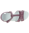 Purple girls ankle sandals with high closed back Purple girls ankle sandals with high closed back