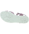 Purple girls ankle sandals with high closed back Purple girls ankle sandals with high closed back