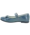 Casual blue leather girls shoes with support Casual blue leather girls shoes with support