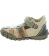 Walking leather wide high instep baby boys shoes
