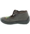 Brown house shoes for knocked knees in boys