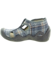 Wide feet house shoes canvas slippers for boys