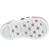 Pink walkers for girls with wide toe box and high instep
