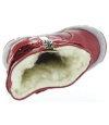 Soft sole baby winter red boots with wool that are waterproof form Europe