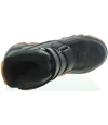 Leather snow boots for boys with pronation