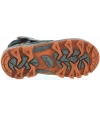 Leather snow boots for boys with pronation