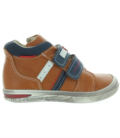 Brown soft leather boys boots from Europe 