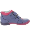 Purple ankle high girls boots with arches Purple ankle high girls boots with arches