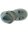 Baby sandals with closed back for support 