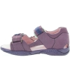Purple leather soft girls sandals with ortho support Purple leather soft girls sandals with ortho support