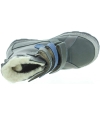 Alleviated ankles pronation winter boots for boys in gray leather 