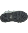 Alleviated ankles pronation winter boots for boys in gray leather 