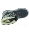 Tall blue snow boots for boys waterproof